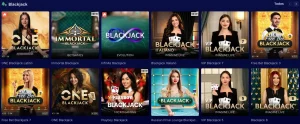Blackjack casino en vivo